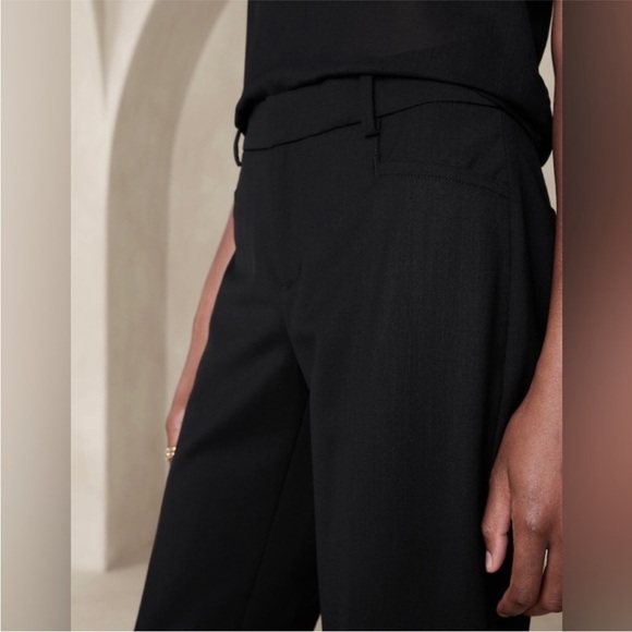 NWT! Banana Republic Black Siena Slim Wool Ankle Pant - Multiple Sizes🧡 - Picture 9 of 16
